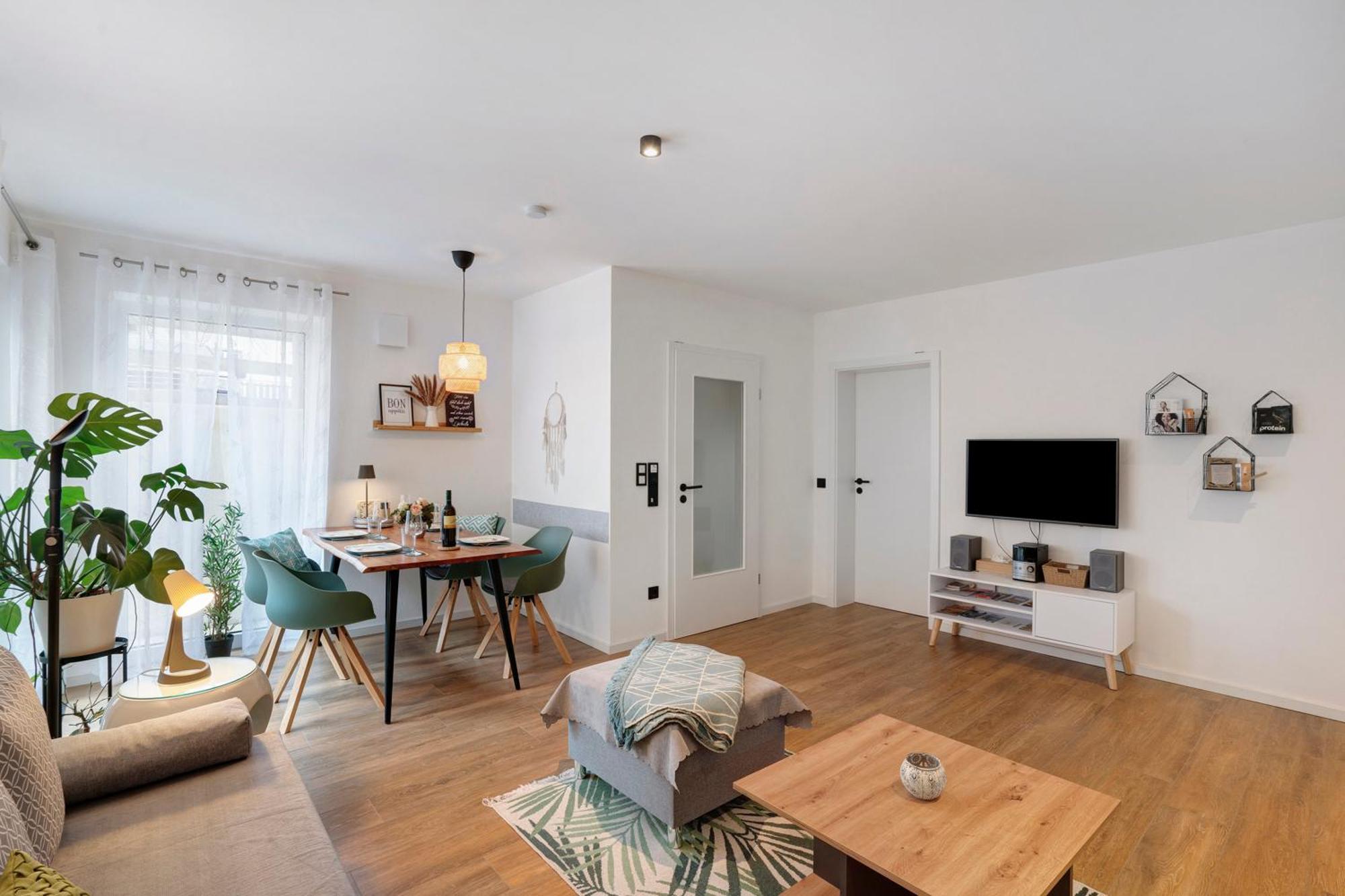 Wohnung Familienglueck Naehe Muenchen Pfaffing Esterno foto