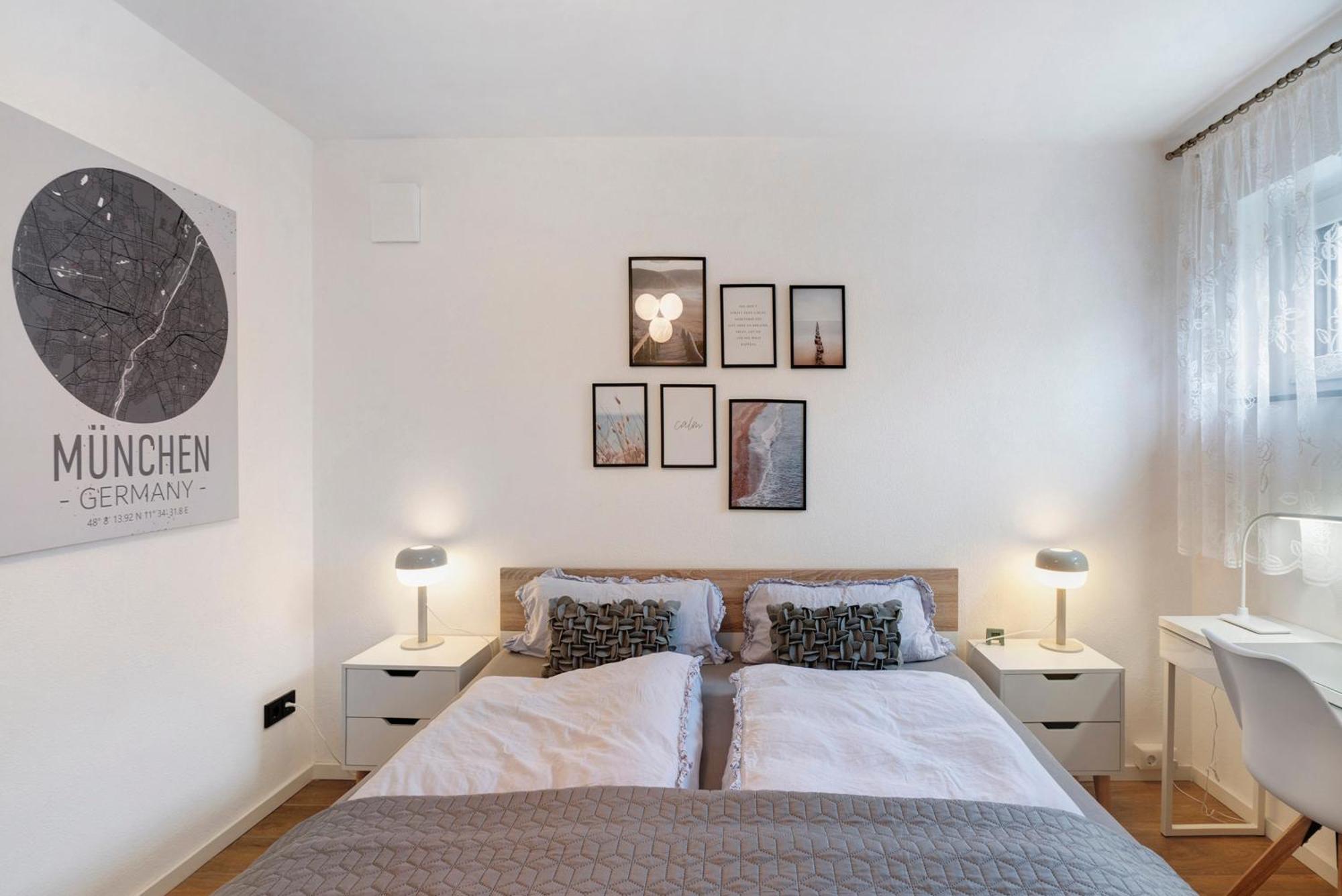 Wohnung Familienglueck Naehe Muenchen Pfaffing Esterno foto